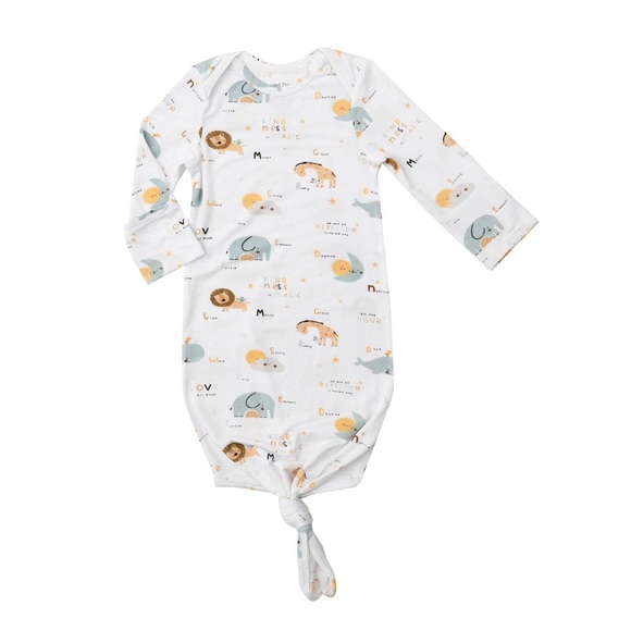 🐘Angel Dear NWT Bamboo Sleep Gown “Full of Love” Gender Neutral - Picture 5 of 5